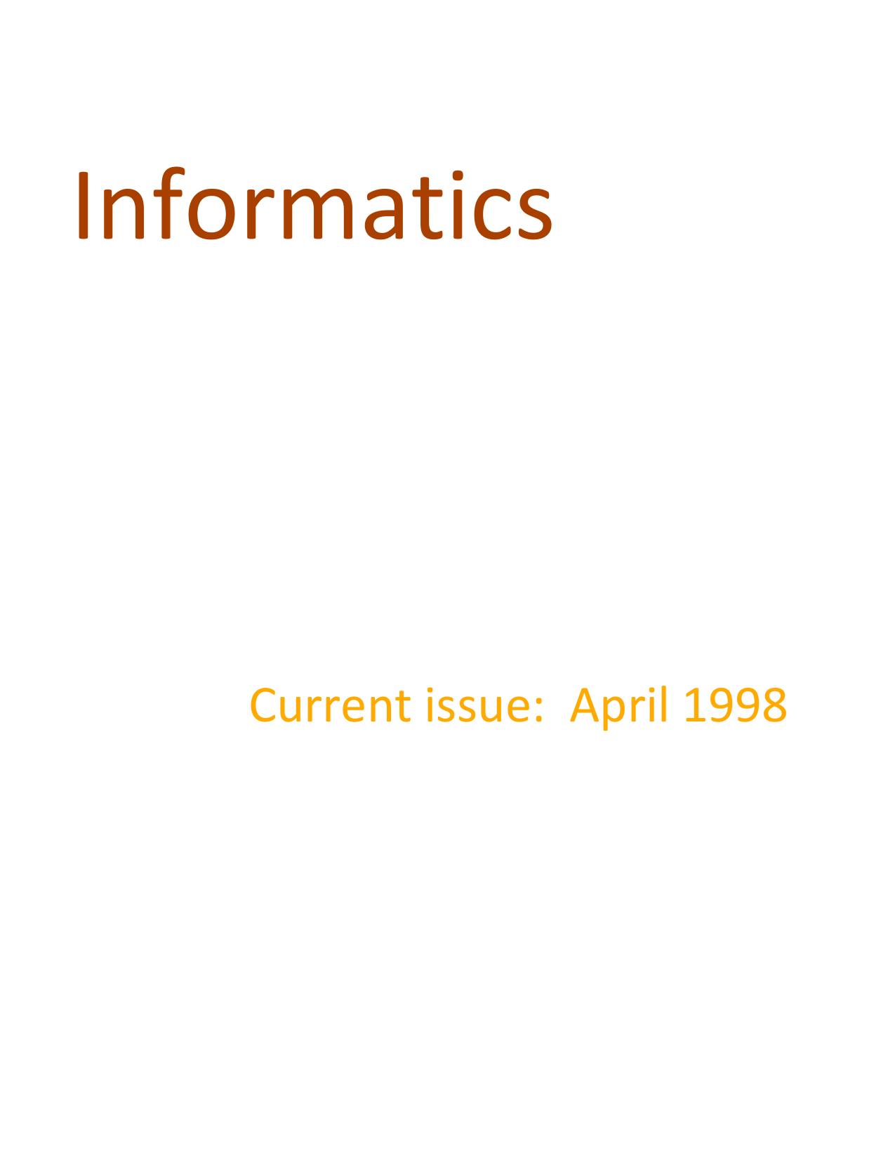 April 1998 cover