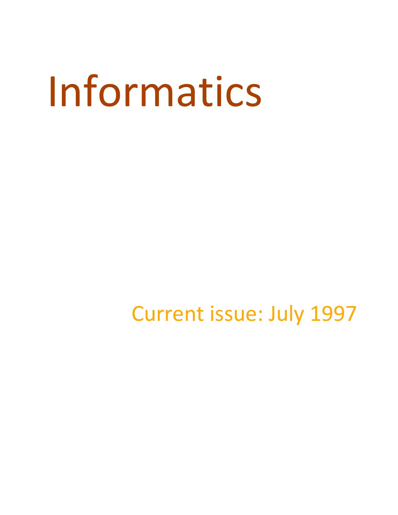 July 1997 cover